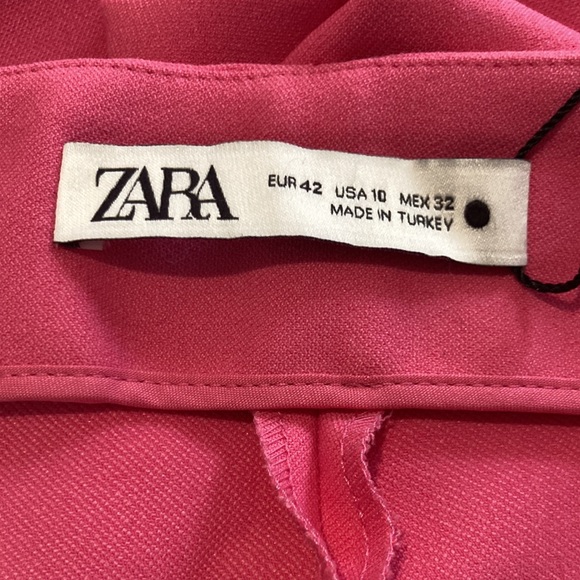 Zara High Waist Slim Fit Trousers - Picture 7 of 13